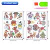 Pintura de Diamantes Navideña Nueva Transfronteriza Hecha a Mano DIY Kit de Materiales sin Marco Pintura de Diamantes Juguetes para Niños de PVC