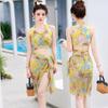 Traje de Baño Sexy Nuevo Bikini Dividido para Mujer Bikini de Tres Piezas Traje de Baño para Resort Costero Aguas Termales Look Adelgazante