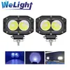 Foco LED de 20W para Coche de 4 pulgadas, luz dual, para vehículo todoterreno UTV, luz de trabajo, foco para camión modificado, motocicleta