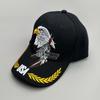 Gorra de béisbol bordada con espigas de trigo y águila USA para hombre y mujer, casual, versátil, personalidad callejera, primavera y verano, protección solar, ins, venta al por mayor