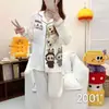 Algodón Nube Mayorista Transfronterizo Pijamas Nuevos para Mujer Primavera y Otoño Manga Larga Dulce Dibujos Animados Conjunto de Ropa para el Hogar Pijamas de Mujer