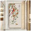 Novo caqui em estilo chinês Ruyi Pinturas suspensas no corredor Bom significado da entrada para a porta e entrada Pinturas decorativas Edição vertical Pinturas de porcelana de cristal