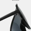 Gafas de Sol Estilo Europeo y Americano con Montura Grande, Gafas de Sol Integradas, Protección UV, Lentes de Sol de Moda Callejera
