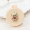 Bonito Folding Air Comb Massagem Pente Espelho Integrado Crianças Portátil Mini Air Cushion Comb Meninas Pente Pequeno