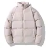 Chaqueta de algodón de invierno transfronteriza para hombre, estilo Hong Kong, cuello alto, abrigo de algodón grueso, corte holgado, estilo coreano, moderno, minimalista, chaqueta acolchada inspirada en la juventud