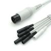 Aguja de Electrodo 2.0 con Línea de Conexión de Vaina Línea de Fisioterapia Línea de Derivación de ECG de Cinco Conductores de 6 Pines Línea de Accesorios para Monitor