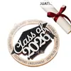 Temporada de Graduación 2026 Transfronteriza Colgante de Artesanía de Madera con Letras de Efecto 3D, Souvenir de Regalo para Compañeros y Amigos