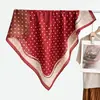 Pañuelo cuadrado de terciopelo de doble cara, dos tonos, estampado de leopardo, de alta gama, vintage de los 90, chal cálido para mujer, pañuelo de cuello de lujo ligero