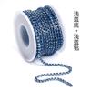 Popular Transfronteiriço Ss12 Eletroforese Corrente Garra Strass Corrente Diamante Colorida Densa Acessórios para Celular Bagagem Vestuário Corrente Diamante