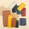 Fondos de Bolso Personalizados con Patrón de Cocodrilo de PU, Hechos a Mano para Bricolaje, Multicolor, Tamaños Grande, Mediano y Pequeño, Estampado Animal Encerado al Aceite, Directo del Fabricante de Origen, Venta al por Mayor