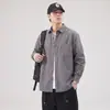 Camisa de Manga Larga Nueva para Hombre Primavera y Otoño 2026, Moderna y Elegante, Algodón Puro de Alta Gama, Chaqueta Camisa Casual Holgada, Venta al por Mayor