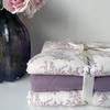 Conjunto de Cuatro Piezas de Algodón de Doble Capa Hilo de Algodón Estilo Pastoral Grado Materno e Infantil Juego de Tres Piezas de Cama 100% Algodón Puro Funda de Edredón Infantil Transmisión en Vivo
