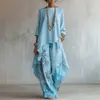 Conjunto de Top de Color Sólido y Pantalones de Pierna Ancha para Mujer, Atuendo Casual de Dos Piezas, Nuevo para Otoño 2026, Transfronterizo Europeo y Americano