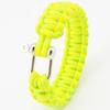 Pulseira de Paracord Salva-Vidas para Uso Externo Multifuncional Camping Paracord de Sete Fios Corda Trançada de Nylon Mosquetão Pulseira de Sobrevivência