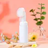 Botella de Mousse Limpiador Facial de 40-100 ml Botella Dispensadora de Limpiador Facial de 50 ml Plástico PET Cabezal de Cepillo de Silicona Botella de Espuma