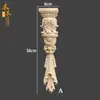 Coluna Romana Estilo Europeu Madeira Maciça Esculpida Decoração Simples Estilo Europeu Cabeça de Coluna Estilo Chinês Viga de Suporte Viga de Suporte Almofada Móveis Lareira Armário