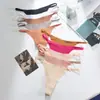 Suministro Exclusivo Transfronterizo de Panties Sexys Finos Sin Costuras de Tiro Bajo para Mujer, Ropa Interior Deportiva Cómoda, Transpirable y de Secado Rápido de Seda de Hielo de Una Pieza