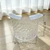 Fábrica de Origen Patas de Mesa Acrílicas Onduladas en V Forma de T Forma de Arco Patas de Soporte Transparentes Mesa de Comedor Mesa de Café Mesa de Comedor