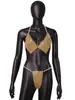 AYJ Suministro Transfronterizo AliExpress Verano Nuevo Sexy Conjunto de Perlas con Cuello Halter para Mujer, Dropshipping Y938 Bikini