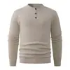 Suéter Pulóver de Media Cremallera para Hombre Otoño Invierno Nuevo Moda Juvenil Cuello Redondo Tejido Casual Capa Base Suéter de Lana