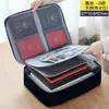 Bolsa de Almacenamiento para Documentos para Uso Doméstico, Multicapa, Gran Capacidad, Caja Multifuncional para Certificados, Documentos, Pasaportes y Organizador de Tarjetas