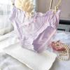 Suministro a Largo Plazo Estilo Japonés Fresco y Multicolor Estampado Seda de Leche Princesa Bordado Triángulo Ropa Interior Linda para Niña Mujer