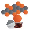 Paneles Hexagonales Populares Coloridos Transfronterizos Absorbentes de Sonido Fieltro de Fibra de Poliéster Pegatinas de Pared Insonorizadas Decoración de Pared de Fondo para Jardín de Infancia