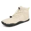Botas de neve outdoor direto da fábrica impermeáveis de cinco dedos sapatos de algodão com forro de lã grossa antiderrapante isolamento resistente ao frio sapatos de cinco dedos descalços