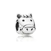 Panjia Nuevo Caliente Plata Gatito Cachorro Conejo Cuentas DIY Accesorios Pulsera Mano