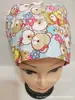 Gorro Quirúrgico Estampado para Mujer de Algodón Puro Gorro para Quirófano para Hombre Gorro Fino de Algodón para Quimioterapia Primavera y Verano Gorro para Estomatólogo Enfermera
