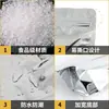 Bolsas Auto-Soportantes con Cierre Ziplock Recubiertas de Aluminio en Stock, Bolsas con Cierre Universal para Empaque, Bolsas Gruesas Sellables para Alimentos Recubiertas de Aluminio, Bolsas Plegables al por Mayor