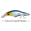 Mais vendido Novo Mino submerso 9,5cm/11,5g bloco de chumbo interno longa distância Luya isca pesca suprimentos