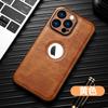 Adecuado para funda de teléfono Apple 18 Pro Max, iPhone 17 Cobertura total, 16 Anticaídas, 15 con etiqueta faltante, 14 Funda de cuero para negocios
