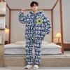 Cárdigan con Capucha y Cremallera de Tres Capas de Forro Polar Acolchado Pijama Juvenil Conjunto Espeso con Forro de Forro Polar para Hombre para Ropa Exterior y de Casa