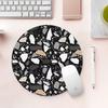 Mouse Pad Redondo de Mármore para Meninas de Escritório, Estilo Ins, Fresco e Simples, Mouse Pad Espessado, Direto do Fabricante