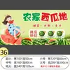 Verano Sandía Fruta Fresca Tienda Pegatina Publicitaria para Pared Papel Tapiz Autoadhesivo Decoración de Pared de Fondo Impermeable Póster de Sandía