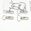 Hebilla de resorte para telecomunicaciones d-tail, accesorios de ferretería para bolsos y equipaje, anillo D, hebilla de resorte blanca ovalada para telecomunicaciones de níquel, gancho para accesorios de bolso