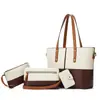 Set de Bolsas Tote Clásicas de Gran Capacidad Bloque de Color para Mujer 2026 Bolso de Hombro Práctico Tarjetero Venta al por Mayor Transfronteriza Bolso para Mujer