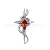 Brincos de Titânio F136 Formato de Cobra Estrela de Quatro Pontas Cruz Ear Bone Nails Joias de Liga de Titânio G23 Pedra Cabeça de Pipa Zircônia