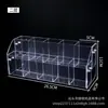 Porta-Canetas Acrílico Display de Canetas Suporte de Mesa para Lápis Caneta Gel Caneta Esferográfica Caixa de Armazenamento Exibidor Prateleira Multi-Camadas Escada Display Stand