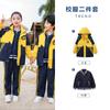 Uniforme escolar para estudiantes de primaria Traje de otoño e invierno Forro cálido de plumón Ropa de carga Ropa deportiva para niños Ropa de jardín de infancia