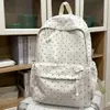 Mochilas Escolares para Chicas de Secundaria, Ambiente Femenino, Lunares, Gran Capacidad, Versátiles, Mochilas de Estudiante Femeninas de Aspecto Elegante, Preparatoria