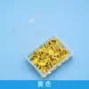 Chinchetas de Plástico de Color Recubierto del Fabricante, 100 Piezas en una Caja, Chinchetas para Tablero de Corcho, Chinchetas de Cabeza Plana, Chinchetas para Dibujo Artístico, Chinchetas de Cabeza Grande