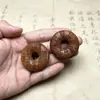 Colgante amuleto espíritu de la montaña de madera de azufaifo alcanzado por un rayo, accesorio de placa de madera, joyería estilo taoísta, colgante para bolso, accesorio de placa de madera, venta al por mayor desde la fábrica de origen