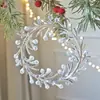 Textura de Cristal Encaje de Cisne Acrílico con Purpurina Copo de Nieve Transparente Colgante de Árbol de Navidad Colgante Decoración de Campana