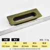 Manija Oculta Empotrada Oculta Herrajes para Muebles Manija Invisible para Puerta de Armario Manija para Puerta Corredera de Gabinete