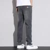 Pantalones vaqueros de Tencel ultrafinos de seda de hielo para hombre, holgados, rectos, elásticos, largos e informales, para negocios