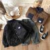 Chaqueta acolchada de algodón ligera para niño pequeño, bonita, invierno 2024, nueva, cárdigan grueso y cálido para niños y niñas, top para niños