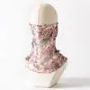 Máscara de Orelha e Cachecol de Pescoço Dupla Finalidade Novo Cachecol de Pescoço Tricotado de Seda de Amora para Decoração Diária Feminina com Lenço