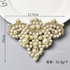 Venta al por mayor de fábrica moda Perla Diamante de imitación flor zapatos flor pegatinas de tela DIY ropa zapato bolsa flor decorativa horquilla accesorios